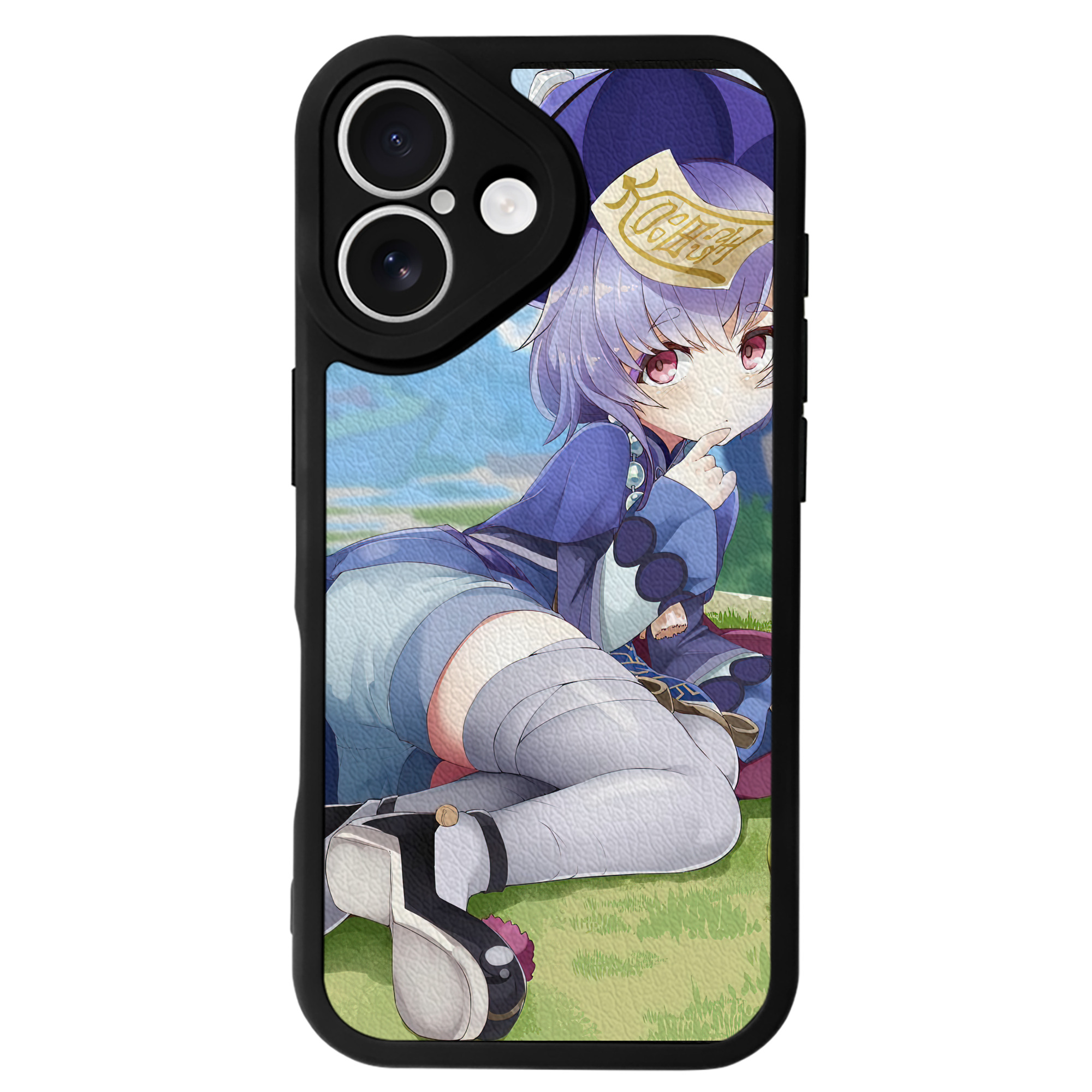げんし神 genshin 【iPhone 16シリーズ対応】シリコンスマホケース（レザー調） 材質：シリコン